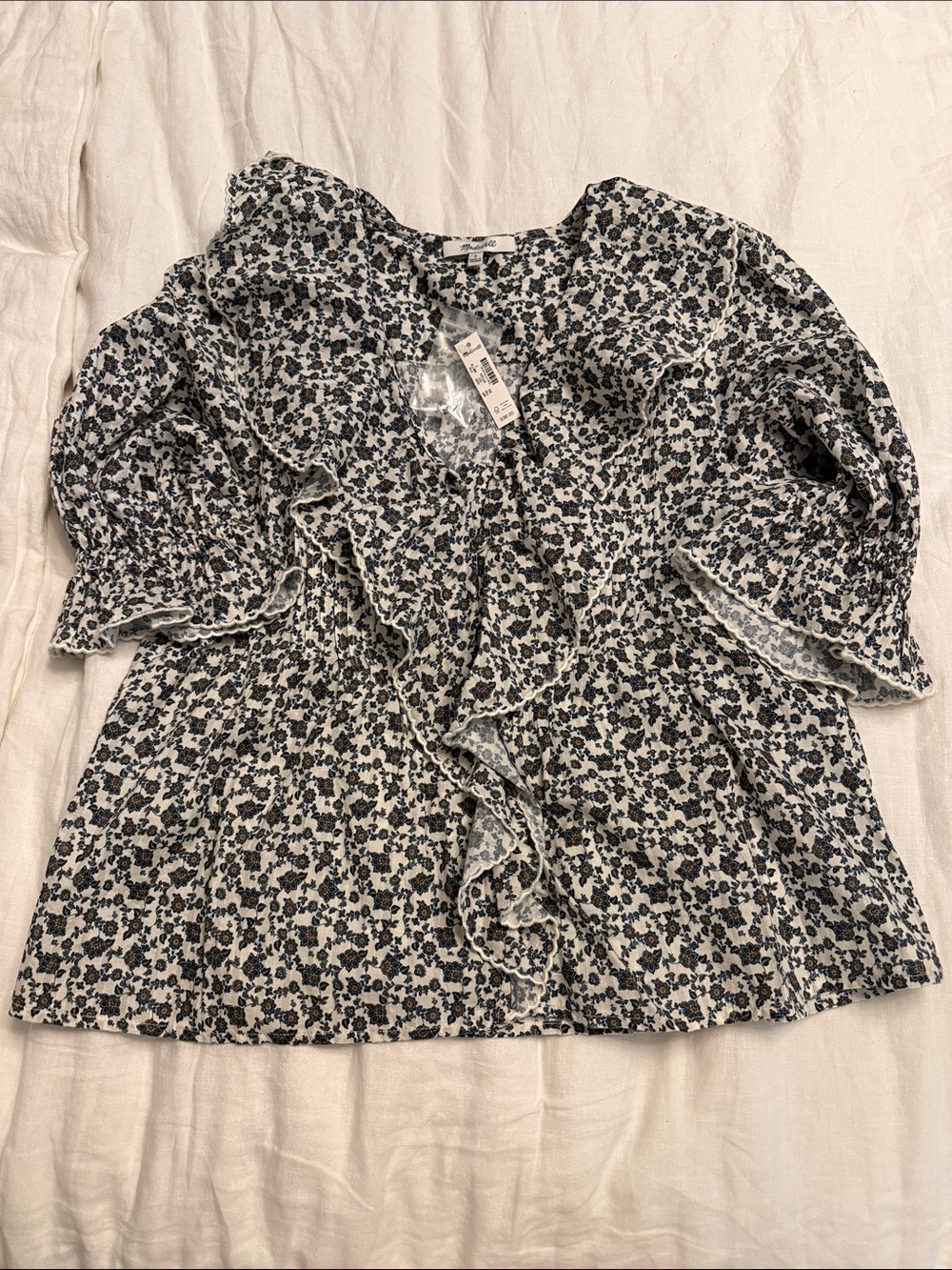 Madewell Floral Blouse - NWT